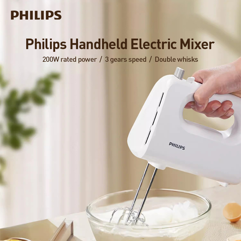 Kitchen Appliances Electronics - Philips Handheld Elektrische Eierklopper 3-Speed ​​2-Beater