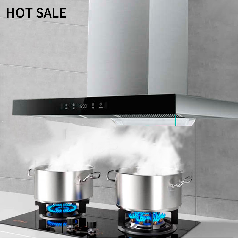 Kitchen Appliances Luxury - Professionele slimme afzuigkap moderne 7-vormige roestvrijstalen