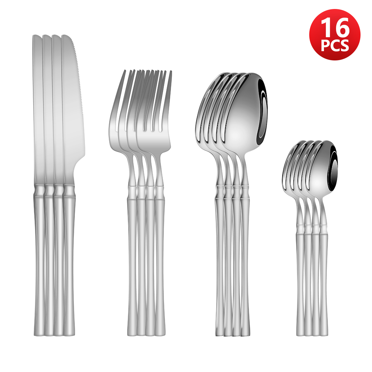 Kitchen Appliances Luxury - 4/6/16/24 stuks roestvrijstalen bestek kleine taille