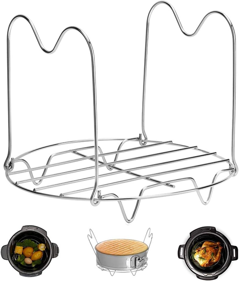 Instant Pot Pressure Cooker - Stoomrek onderzetter met handgrepen, compatibel met