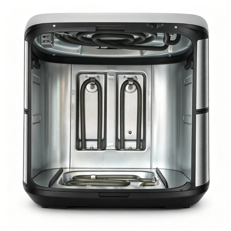 Deep Fryer Stainless - Home Airfryer met 8,5L capaciteit, 2400W,