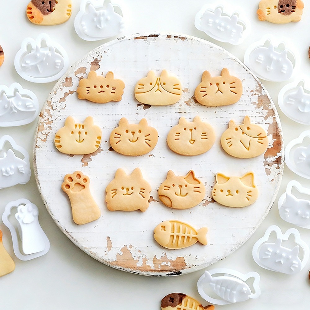 Kitchen Appliances Packages - Schattige Kitten DIY Stempel Koekjesvormpjes Bakvorm