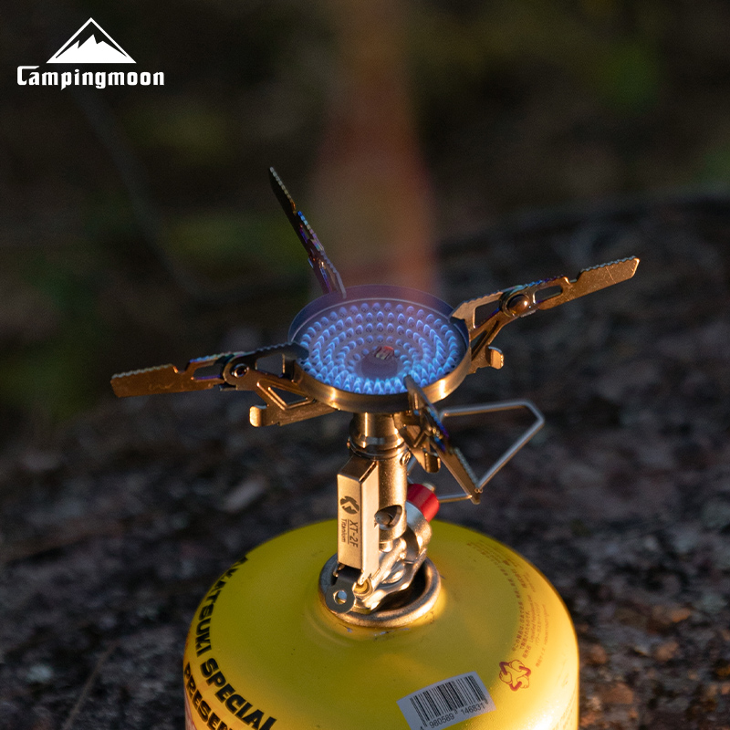 Kitchen Appliances Gas Stove - CAMPINGMOON XT-2F Draagbare Titanium Raketkachel Mini