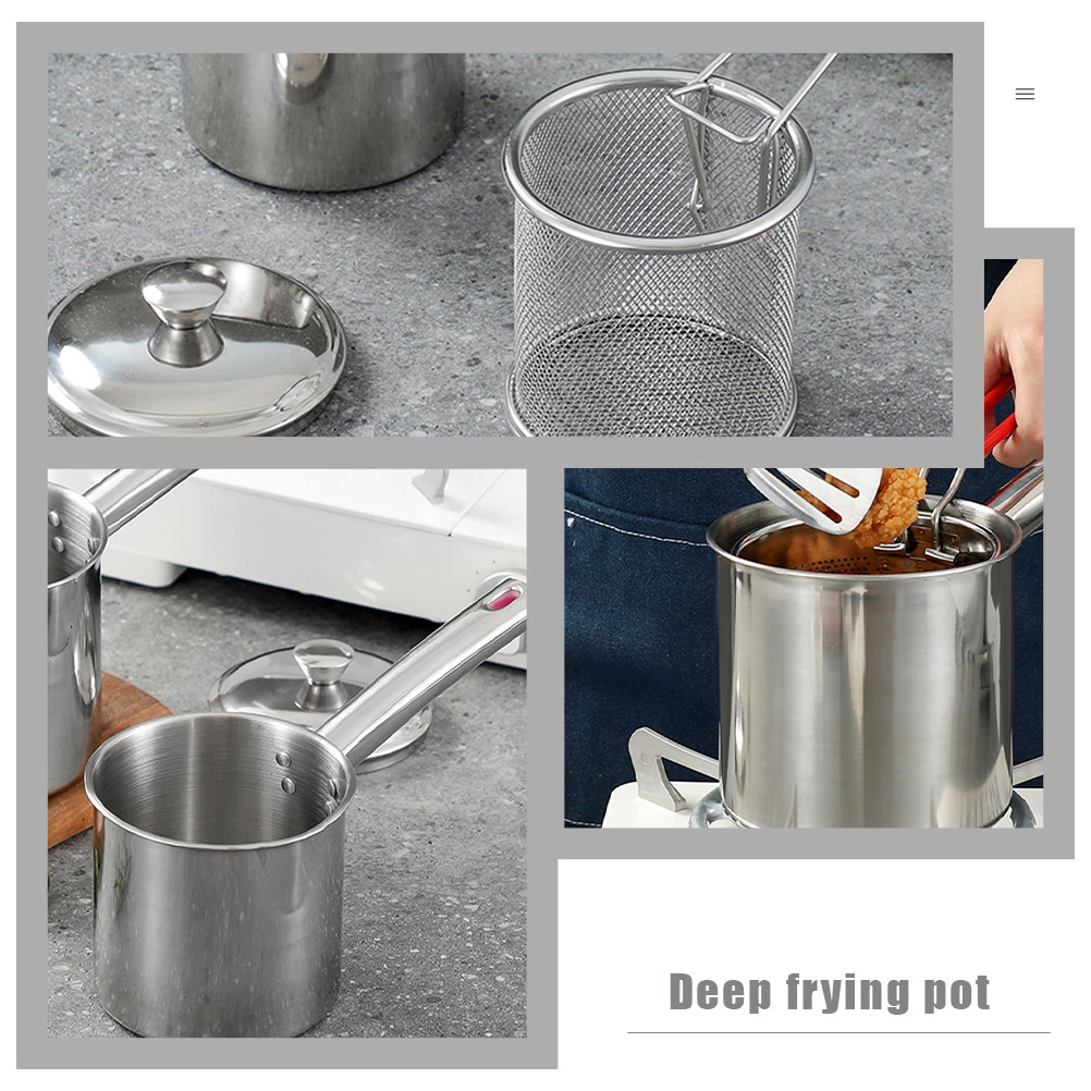 1 set roestvrijstalen frituurs - Deep Fryer Stainless recensie en prijs
