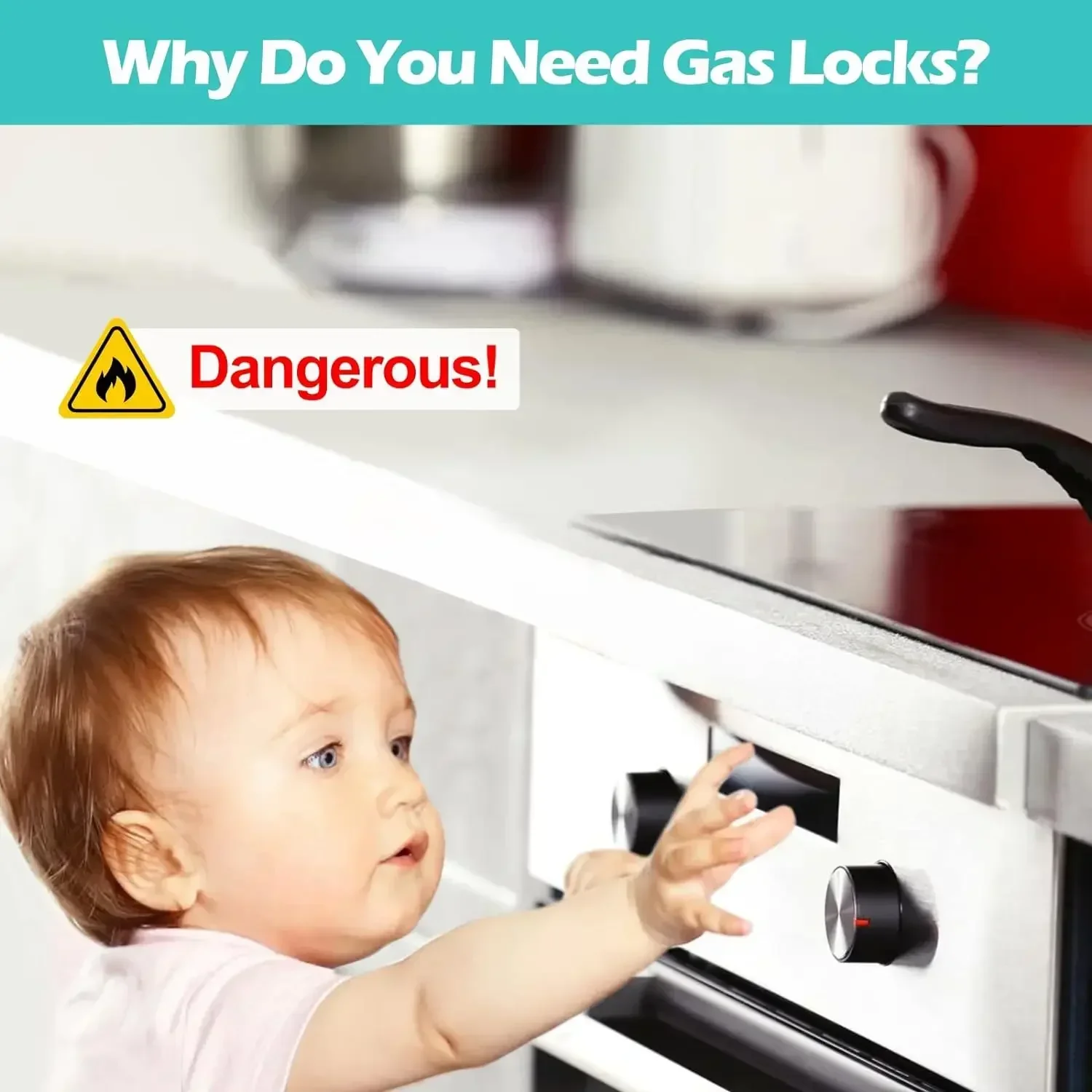 Kindveilige keukenveiligheidss - Kitchen Appliances Gas Stove recensie en prijs