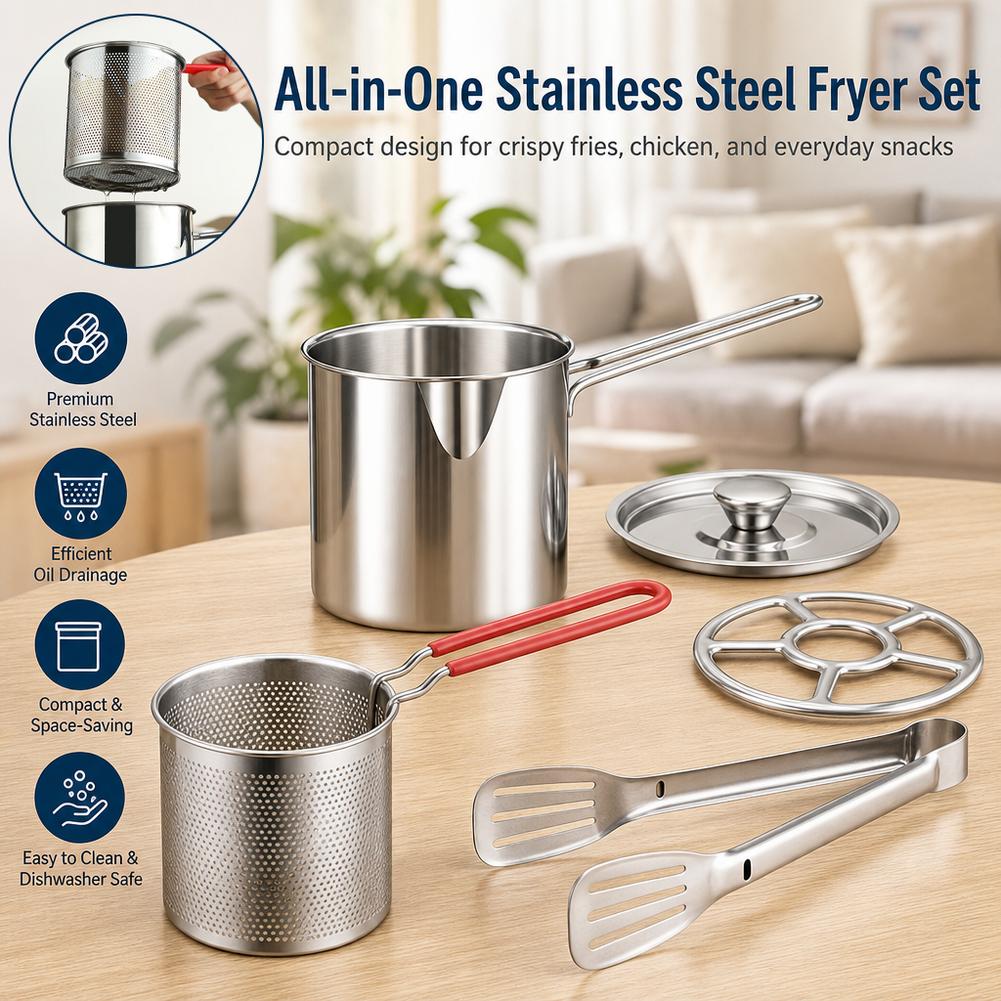 304 roestvrijstalen frituursch - Deep Fryer Stainless recensie en prijs