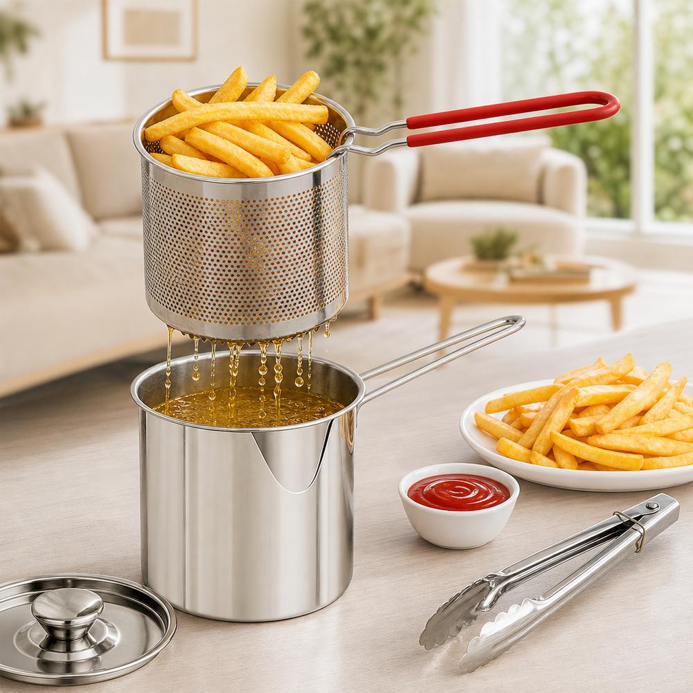 304 roestvrijstalen frituursch - Deep Fryer Stainless recensie en prijs