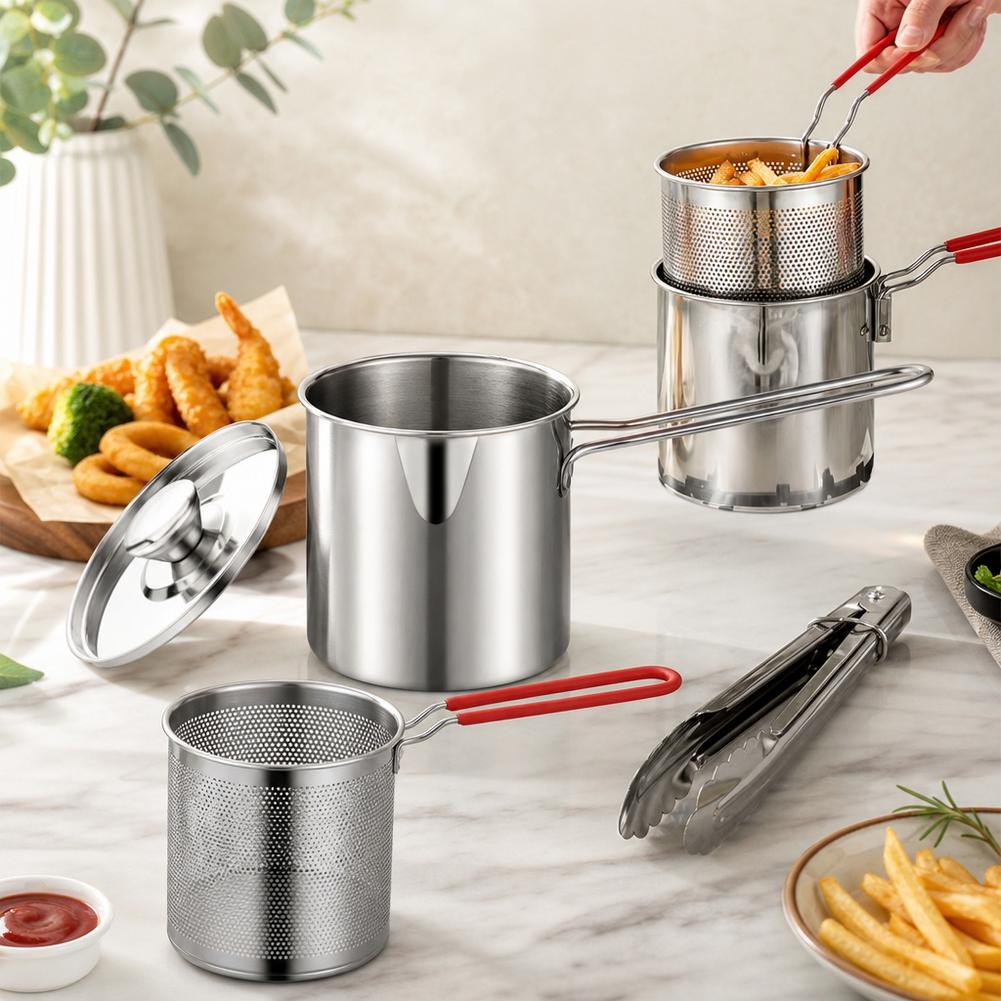 304 roestvrijstalen frituursch - Deep Fryer Stainless recensie en prijs