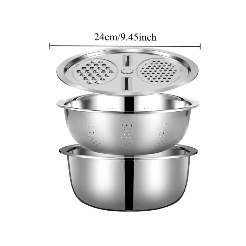3-delige roestvrijstalen vergi - Kitchen Appliances Japan recensie en prijs