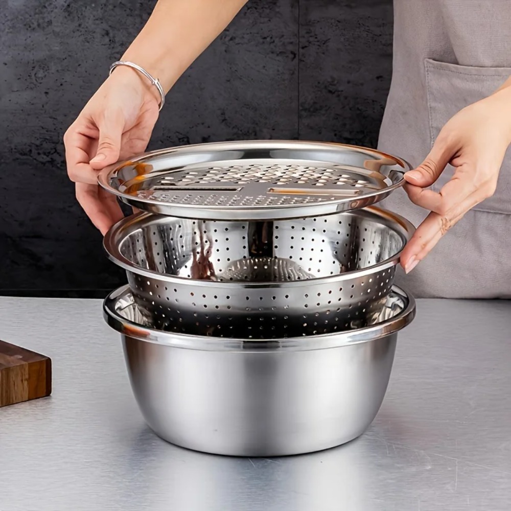 3-delige roestvrijstalen vergi - Kitchen Appliances Japan recensie en prijs