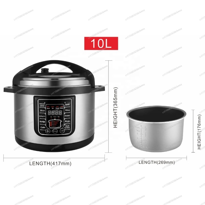 10L RVS Elektrische Drukpan –  - Instant Pot Pressure Cooker recensie en prijs