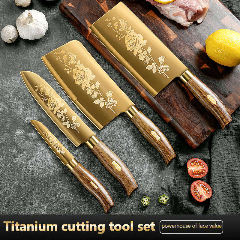 Gouden Rozenpatroon 4-delige K - Kitchen Appliances Luxury recensie en prijs