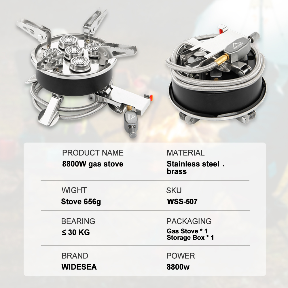Widesea Camping 5in1 Gasfornui - Kitchen Appliances Gas Stove recensie en prijs