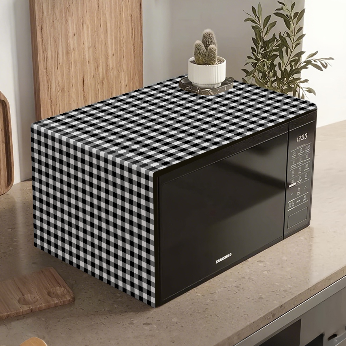 Zwart Wit Geruite Magnetron St - Kitchen Appliances Japan recensie en prijs