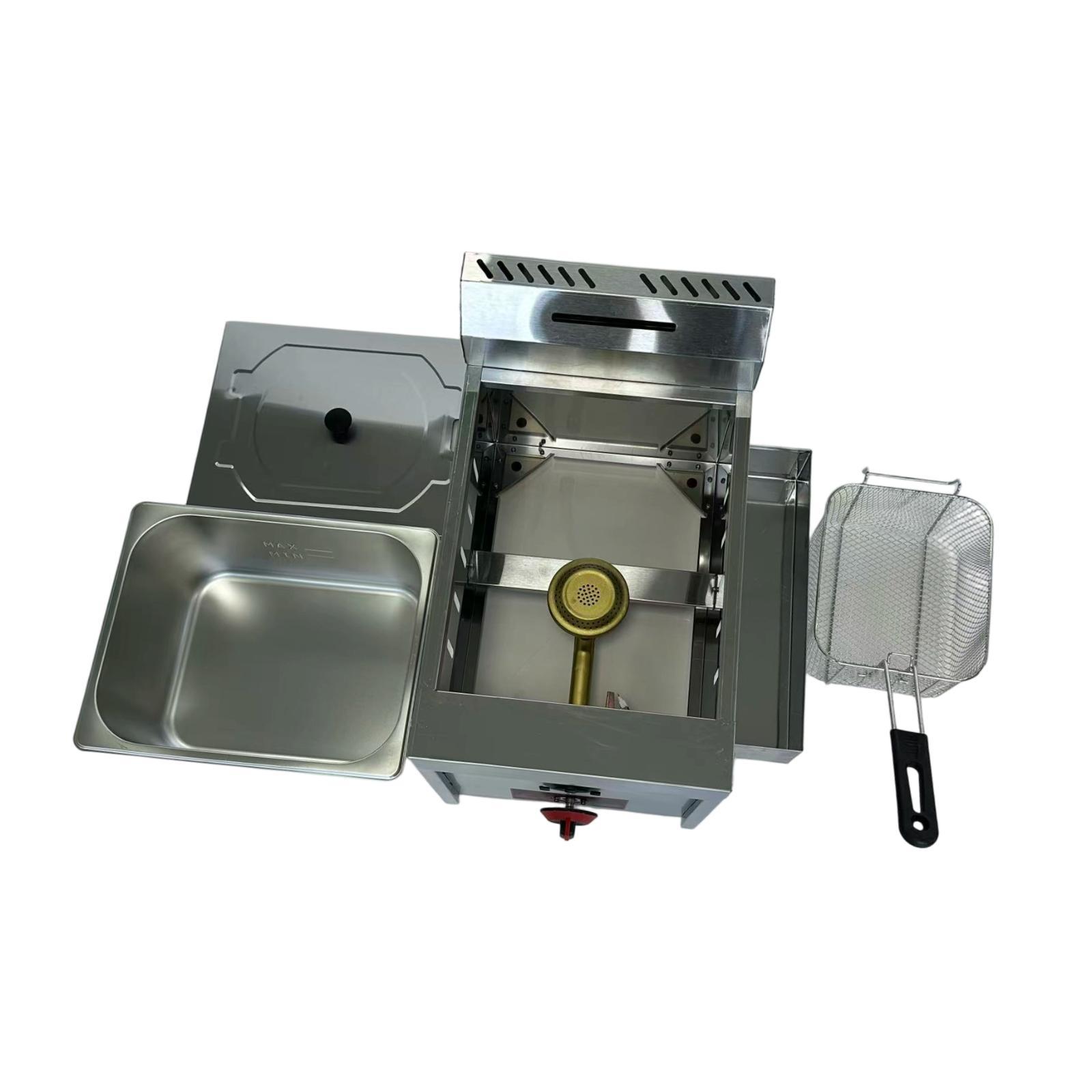 Commerciële frituurpan, eenvou - Deep Fryer Stainless recensie en prijs